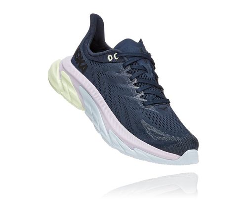 Outer Space / Orchid Hush Hoka One One Clifton Edge Women's Road Running Shoes | YTSWDFM-80